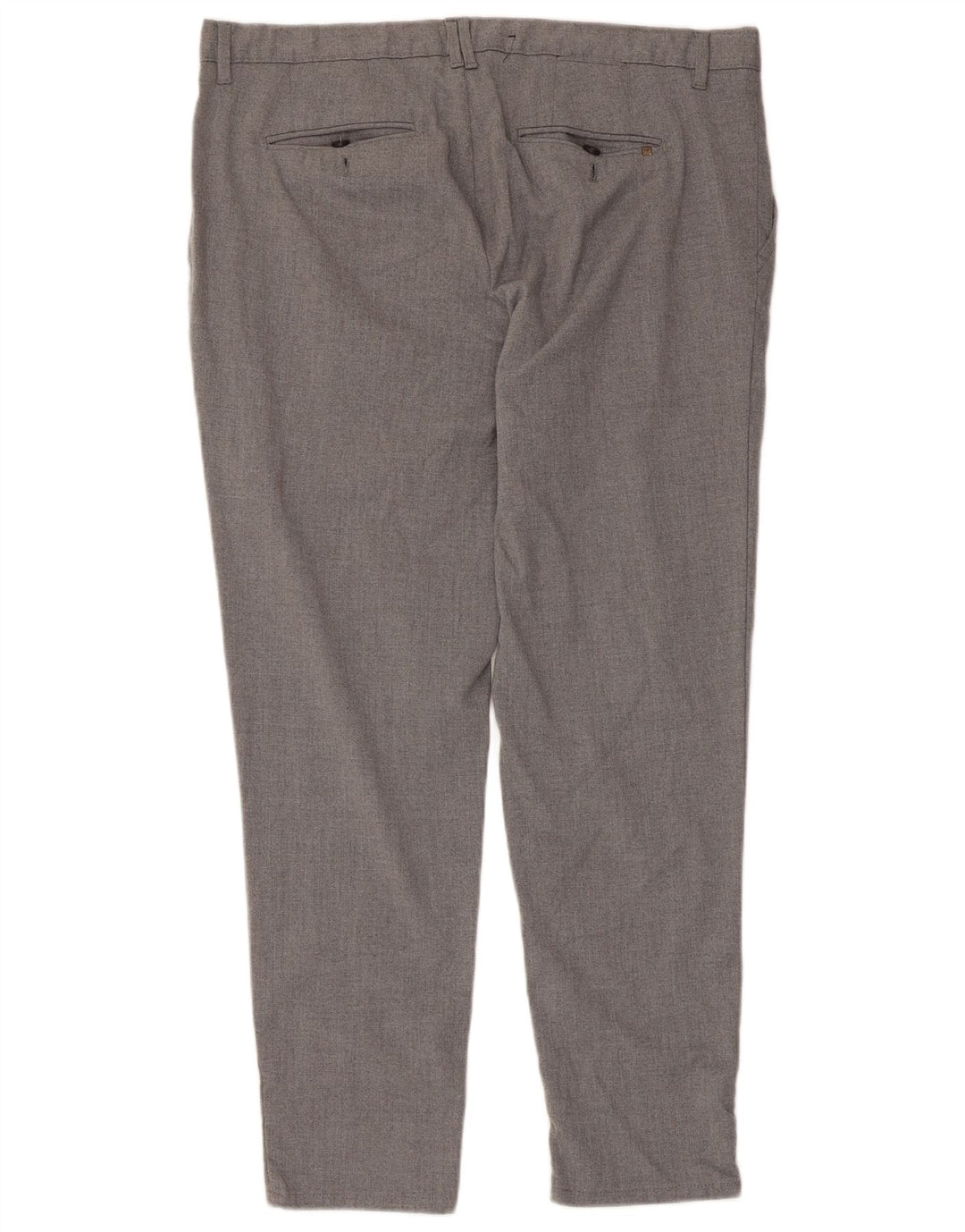 Zara Slim Chino-Hose für Herren, EU 48, XL, W38, L28, Grau, Polyester