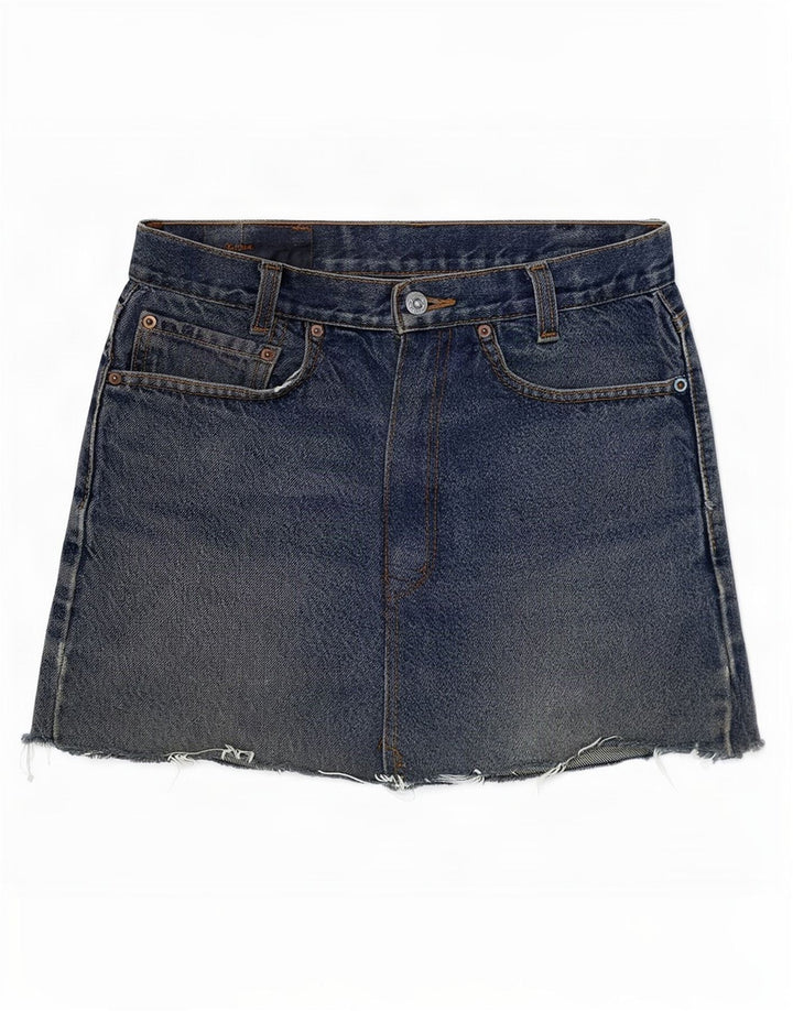 Levi's Damen 505 Jeansrock W30 Mittelblau