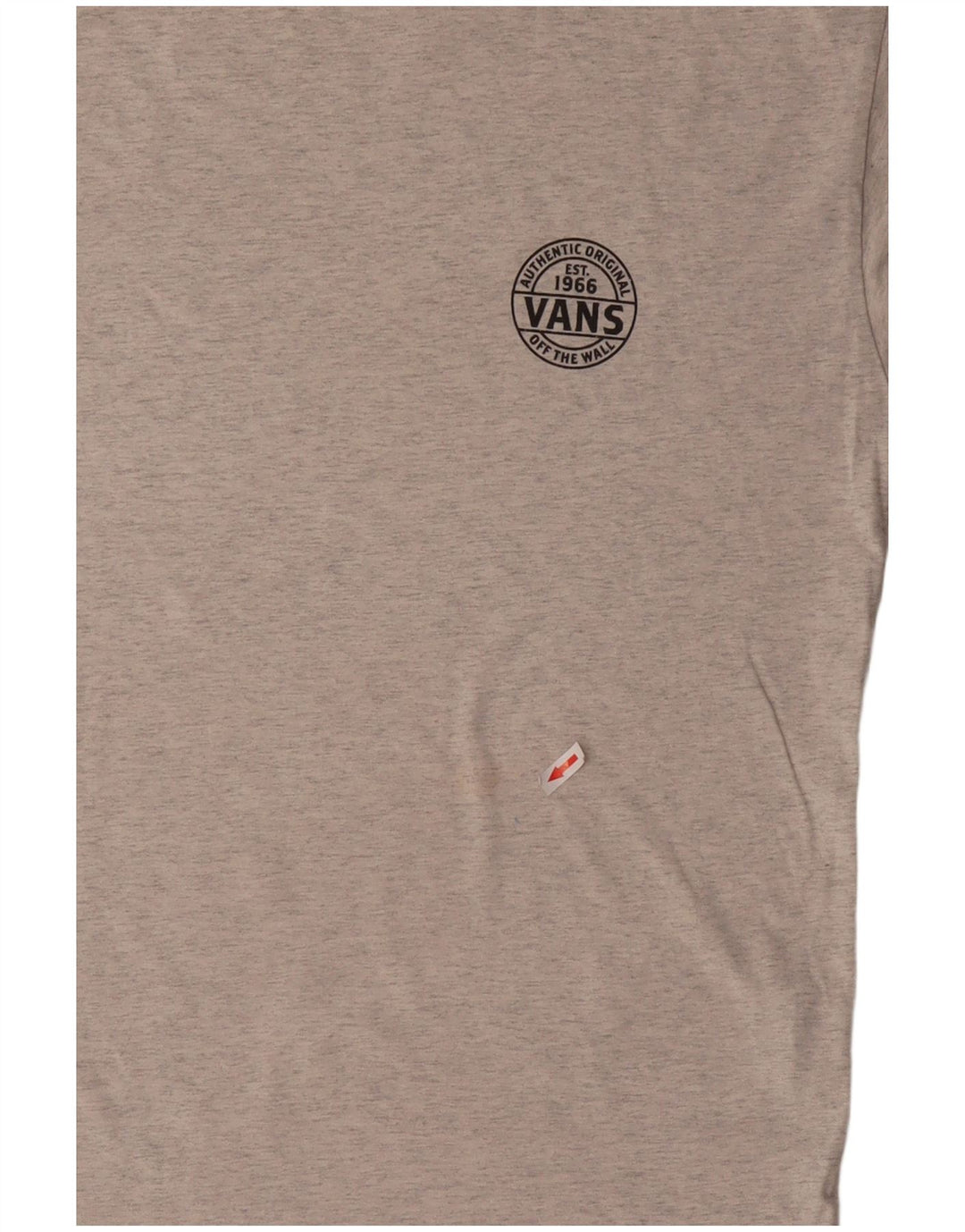 VANS Herren-T-Shirt mit klassischer Passform, mittelgrau gesprenkelter Baumwolle