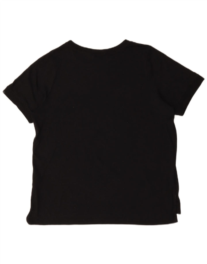 Nike Herren-T-Shirt mit Grafik, groß, aus schwarzer Baumwolle