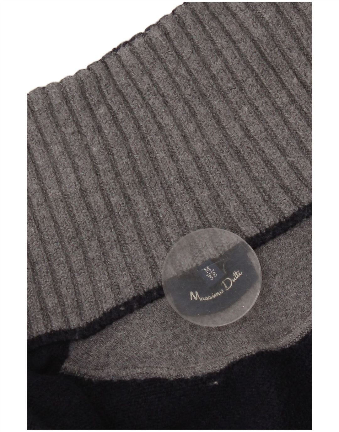 Massimo Dutti Damen-Cardigan-Pullover UK 14 Medium Navy Blue