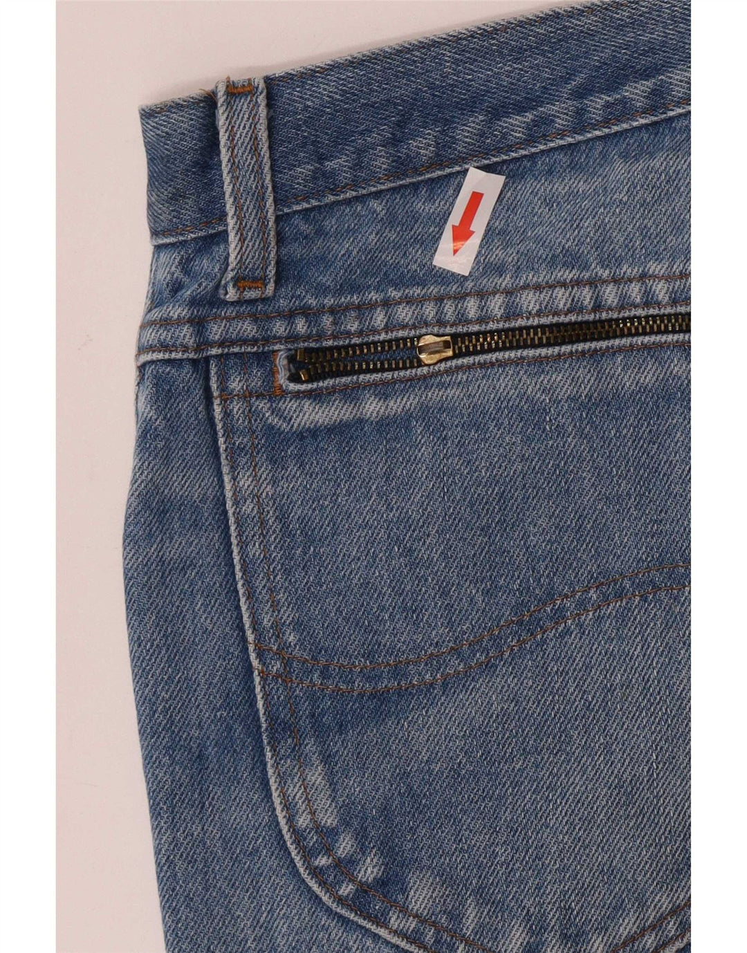 Rifle Damen Straight Jeans W32 L28 Blaue Baumwolle