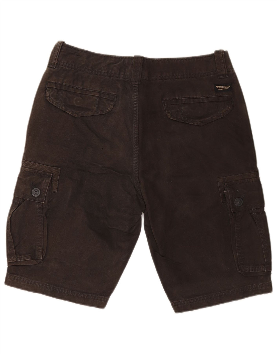 Superdry Herren Cargoshorts W30 mittelbraune Baumwolle