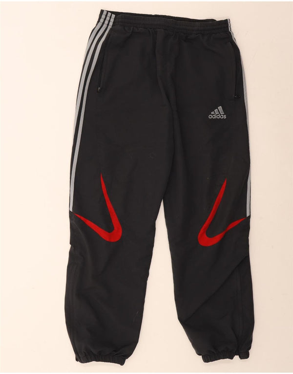 Adidas Herren-Trainingshose, Jogginghose, Größe 40/42, Mittelschwarz, Farbblock