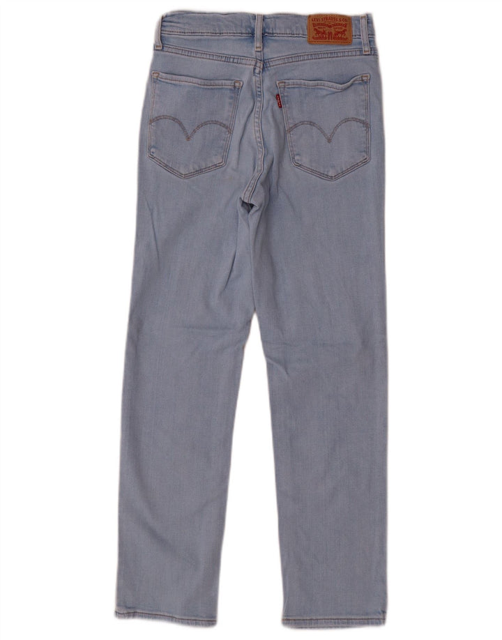 Levi's Damen Straight Jeans W25 L26 Blaue Baumwolle