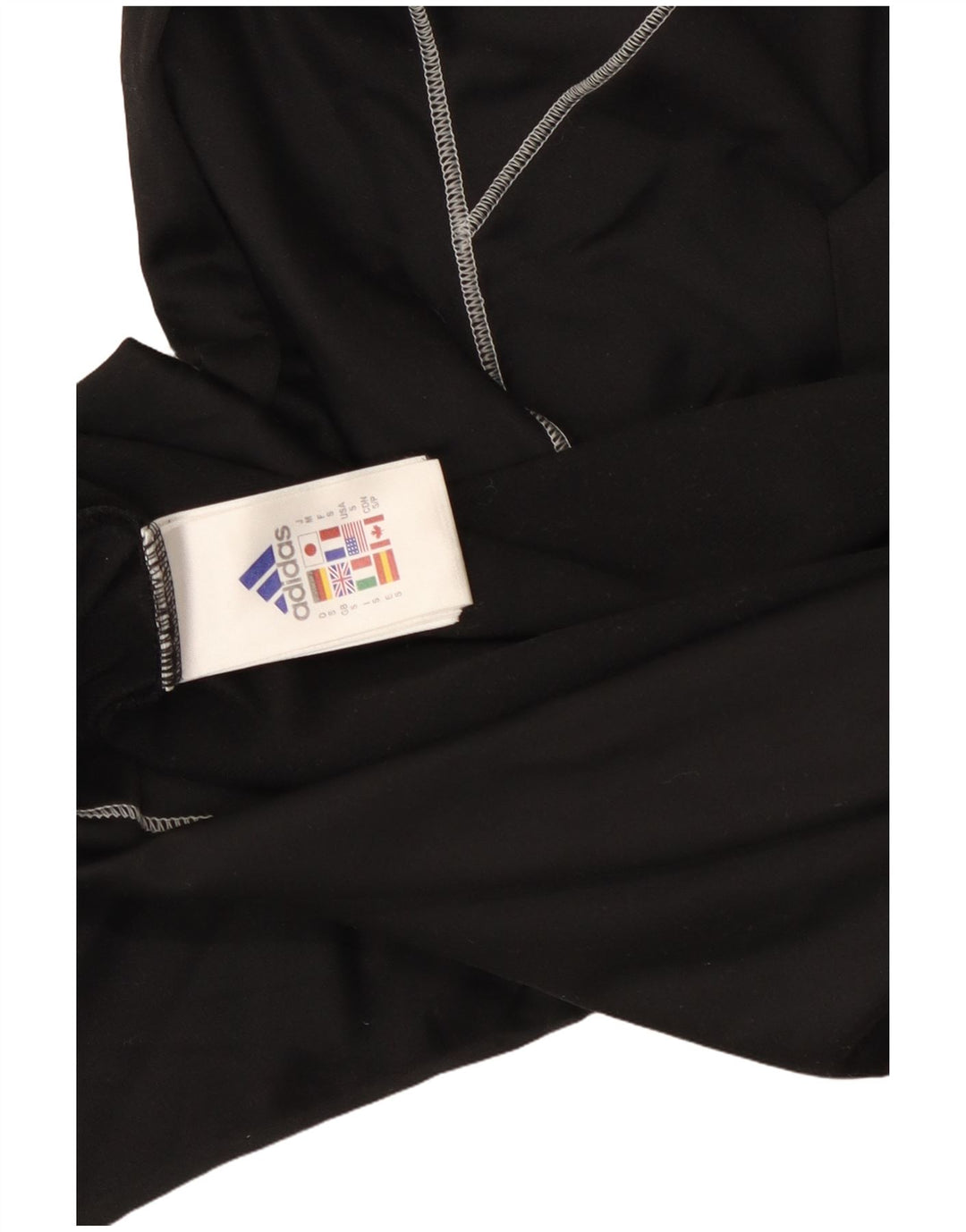 Adidas Herren Top Langarm Small Schwarz Polyester Sport