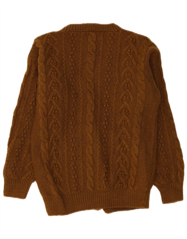 Balloon Damen-Cardigan-Pullover UK 10 Kleine Khaki-Wolle
