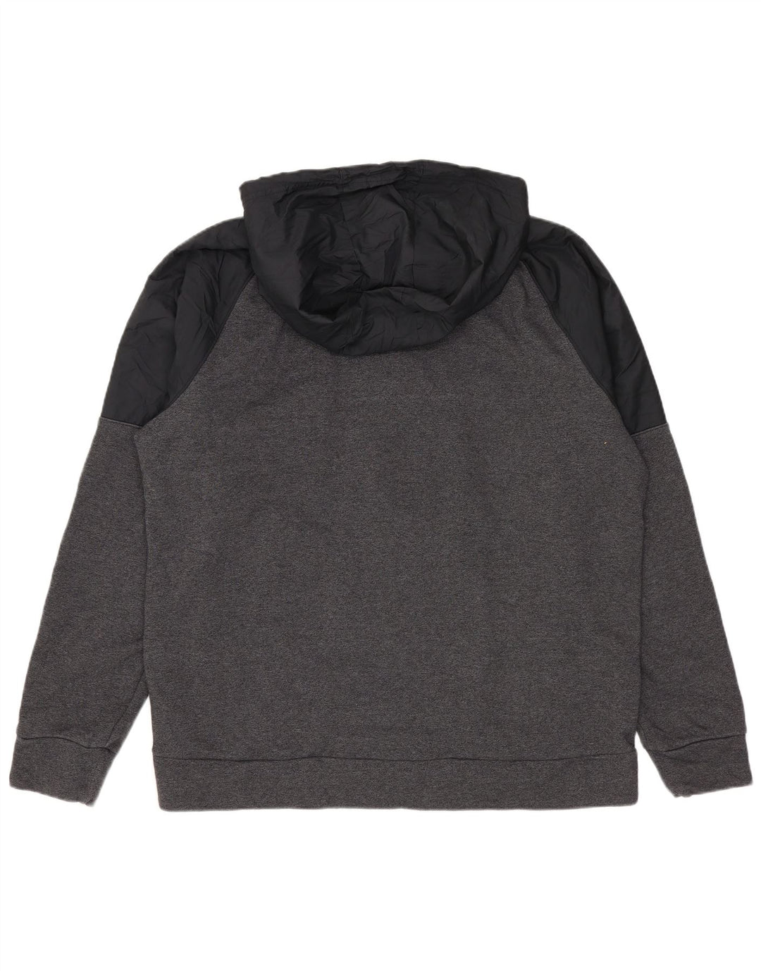 Under Armour Herren-Kapuzenpullover mit Reißverschluss, groß, graue Baumwolle