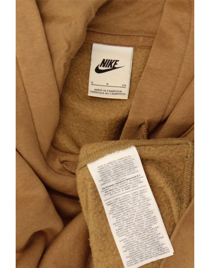 Nike Herren Kapuzenpullover, Größe S, Beige, Baumwolle