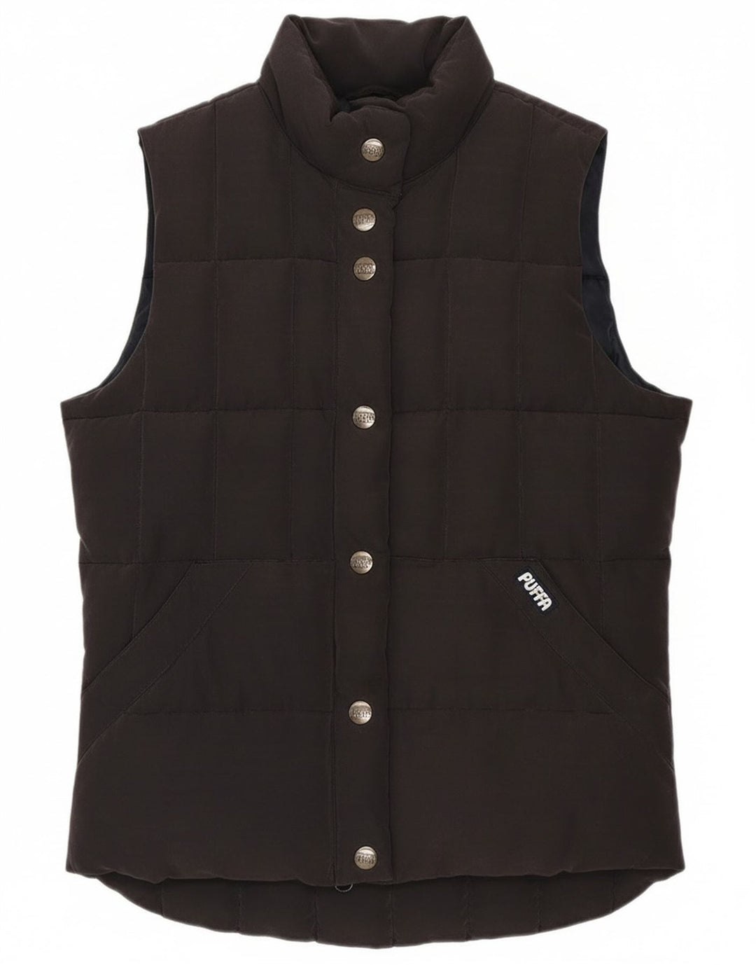 Puffa Damen Wattierte Weste UK 6 XS Marineblau Polyester