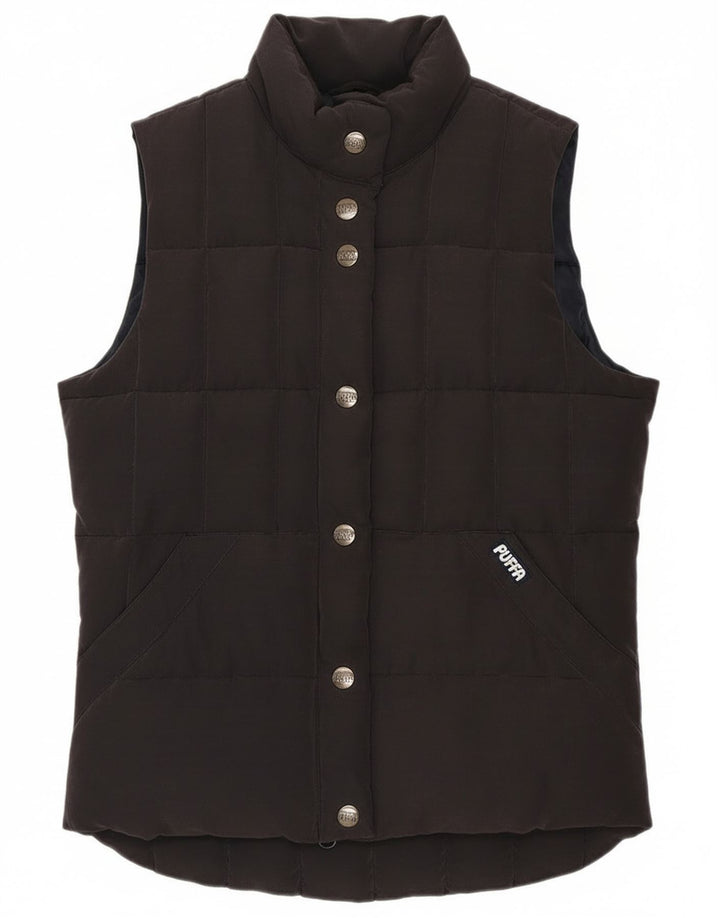 Puffa Damen Wattierte Weste UK 6 XS Marineblau Polyester