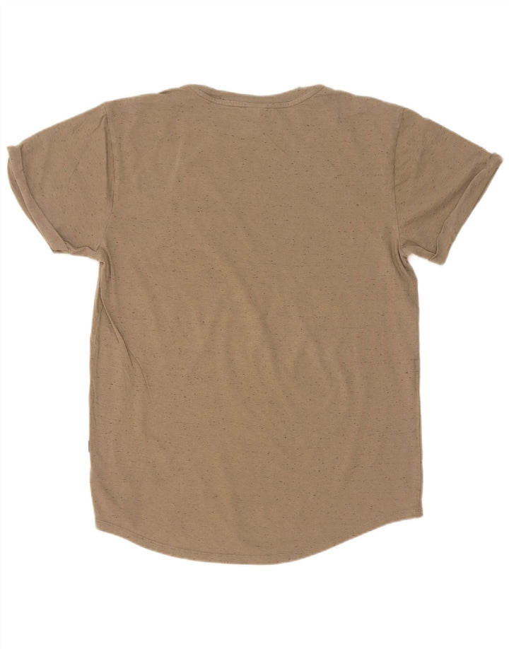 G-Star Herren T-Shirt-Oberteil aus mittelkhakimelierter Baumwolle