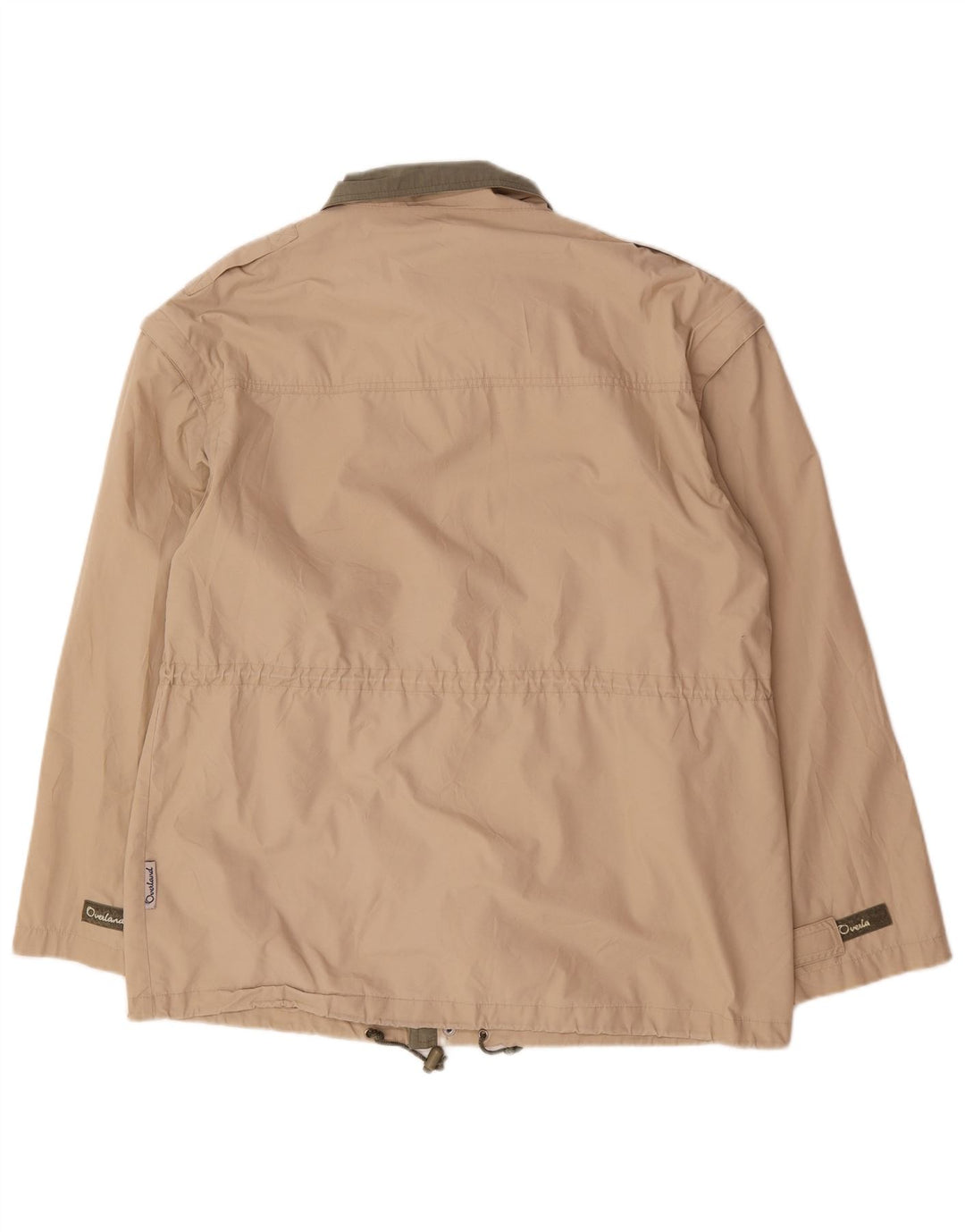 Overland Herren-Utility-Jacke UK 42 XL Beige Baumwolle