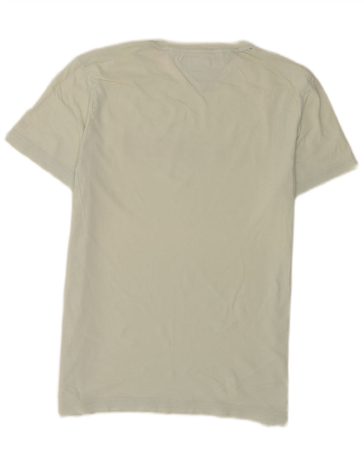 Tommy Hilfiger Herren-T-Shirt mit Grafik, mittelgrüne Baumwolle