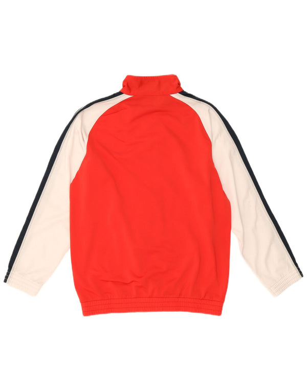 Champion Jungen-Trainingsanzug-Top-Jacke, 11–12 Jahre, Größe L, Rot, Farbblock