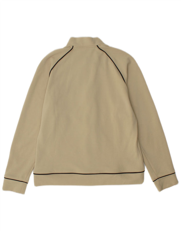 Asics Damen-Trainingsanzug-Oberteiljacke UK 10 Small Beige Polyamid