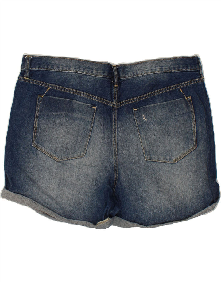 MOSSIMO Womens Boyfriend Distressed Denim Shorts US 16 2XL W40  Blue Vintage Mossimo and Second-Hand Mossimo from Messina Hembry 