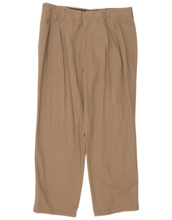 Dockers Herren Pegged Chino-Hose W38 L30 Beige Baumwolle