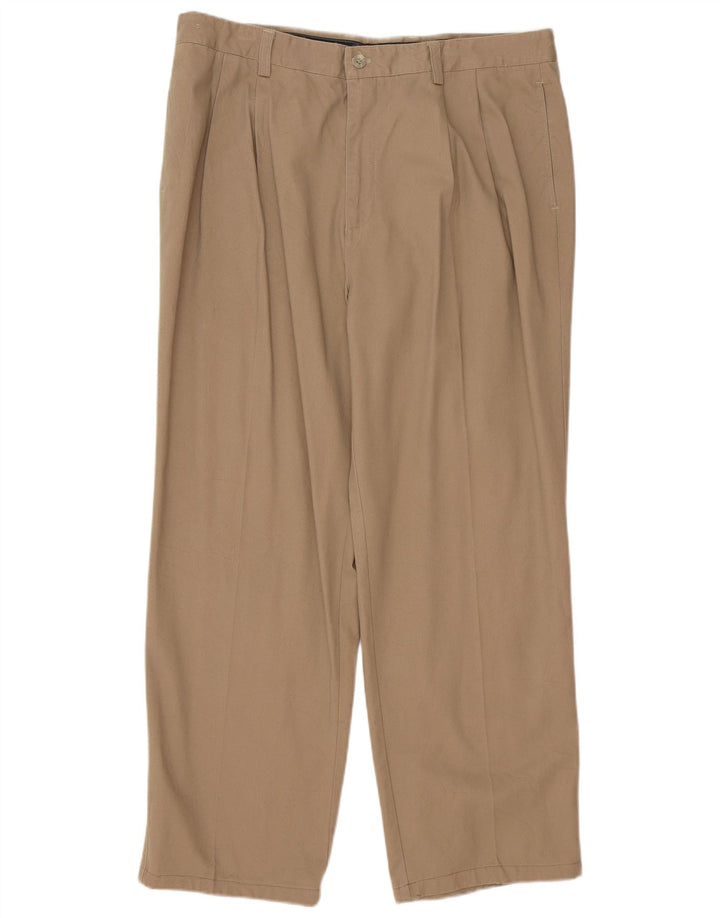 Dockers Herren Pegged Chino-Hose W38 L30 Beige Baumwolle