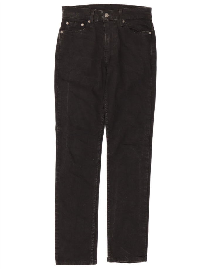 Levi's Herren Slim Jeans W29 L32 Schwarze Baumwolle
