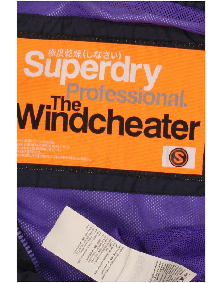 Superdry Damen The Windcheater Windjacke UK 10 Small Marineblau