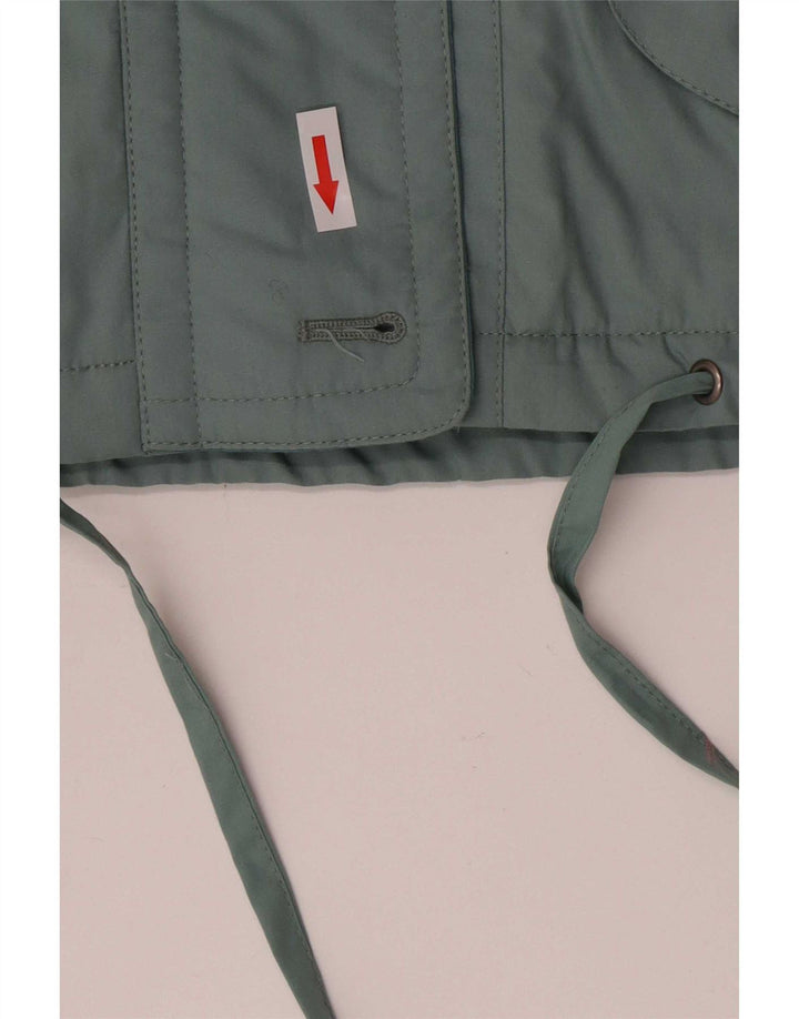 Scherer Damen Übergroßer gepolsterter Mantel UK 12 Mittelgrünes Polyester