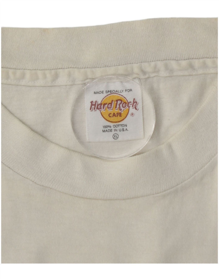 HARD ROCK CAFE Herren-T-Shirt „San Francisco“ mit Grafik, XL, weiße Baumwolle