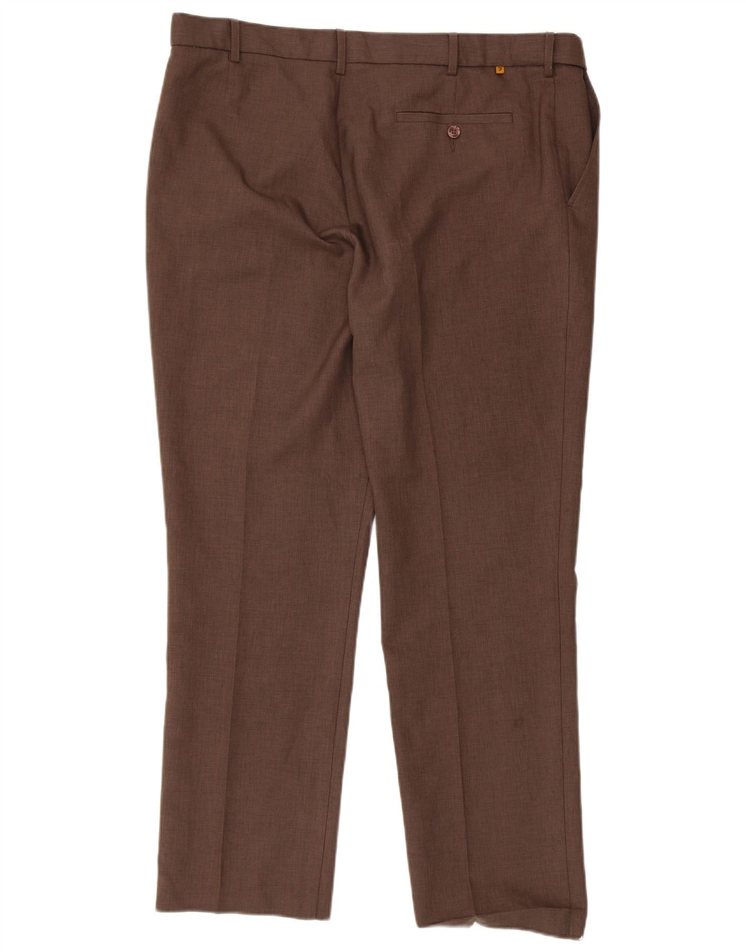 Farah Gerade Herren-Chinohose W40 L31 Braunes Polyester