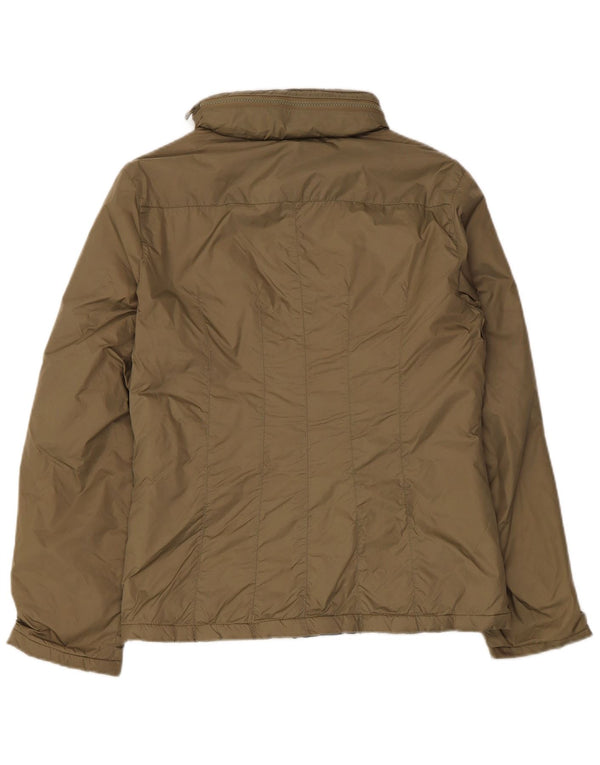 Kappa Damen-Windbreakerjacke mit Kapuze, UK 18, XL, Khaki