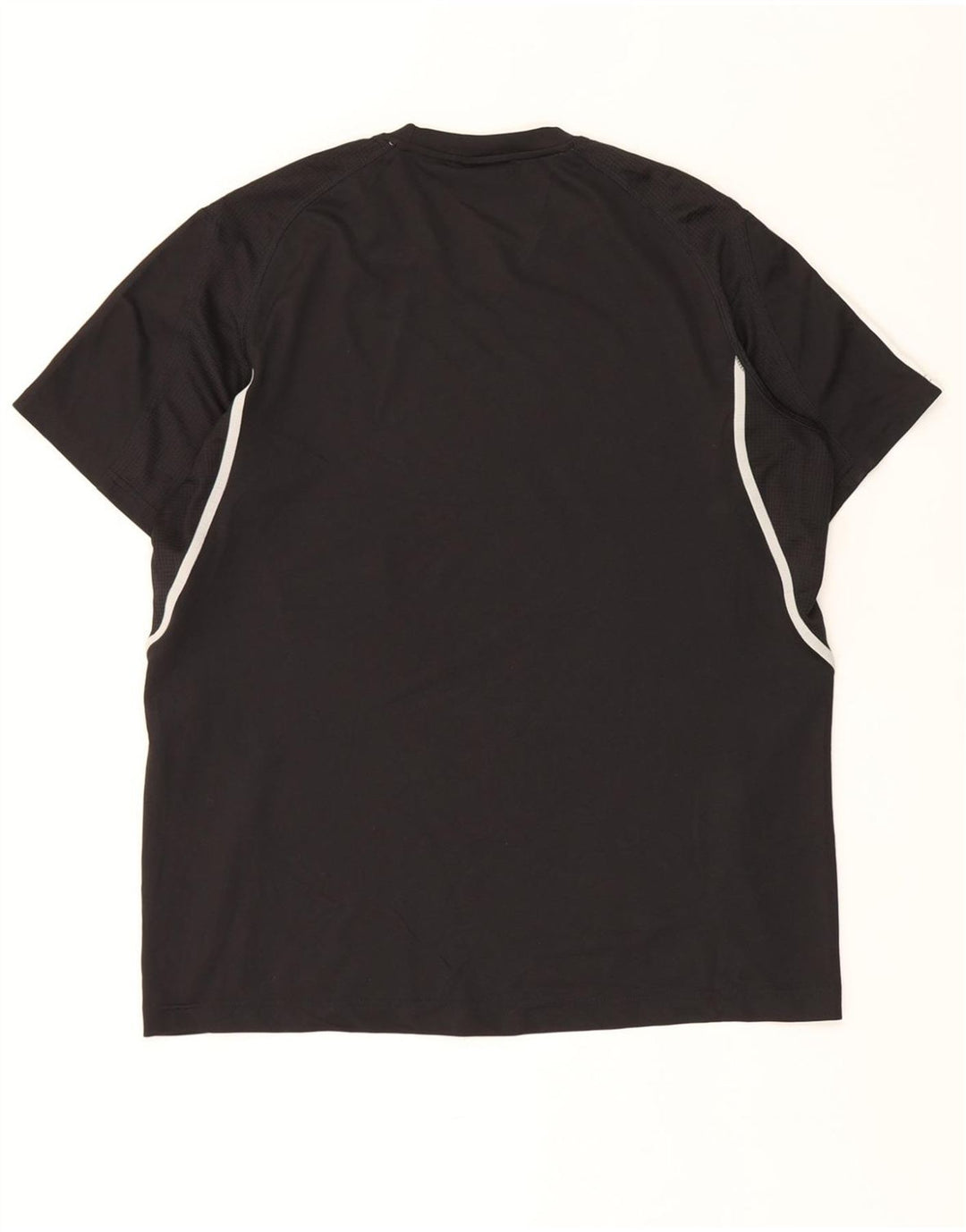 ADIDAS Mens T-Shirt Top Medium Black Polyester
