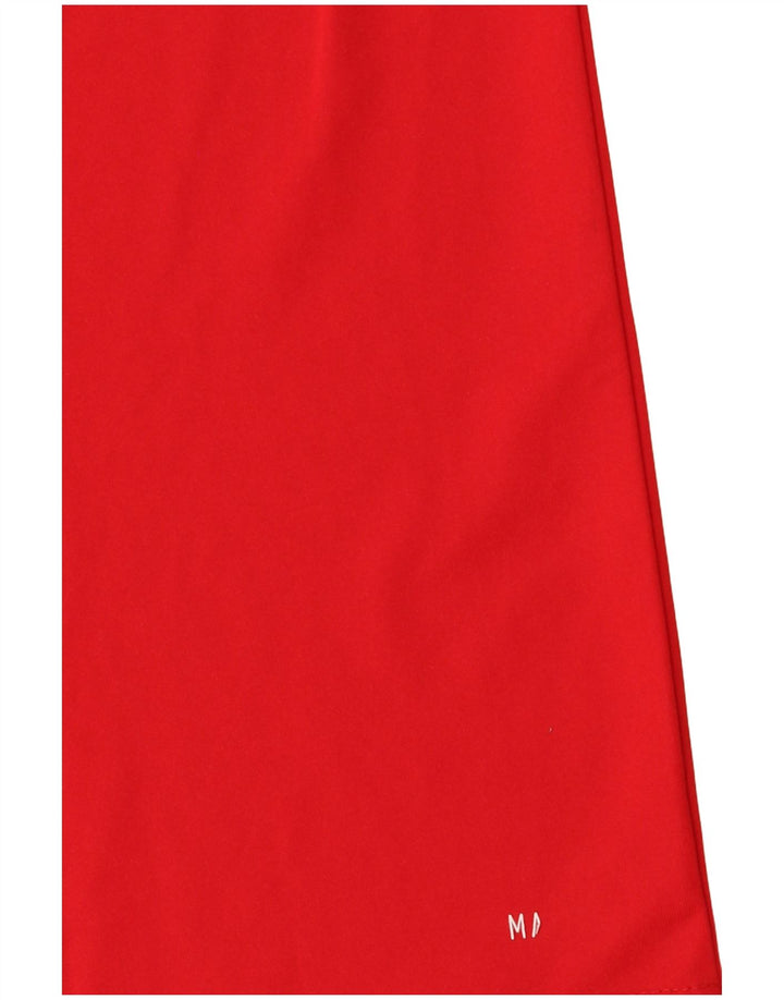 Adidas Herren T-Shirt Top Small Rot Polyester