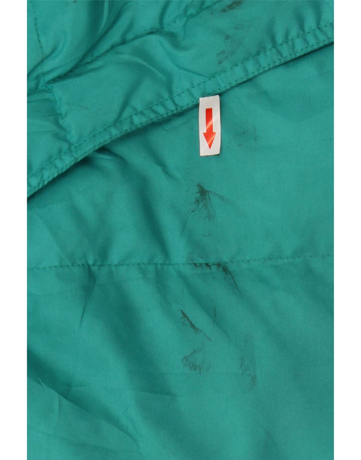 Think Pink gepolsterte Herrenjacke mit Kapuze, Größe 50, großes grünes Nylon