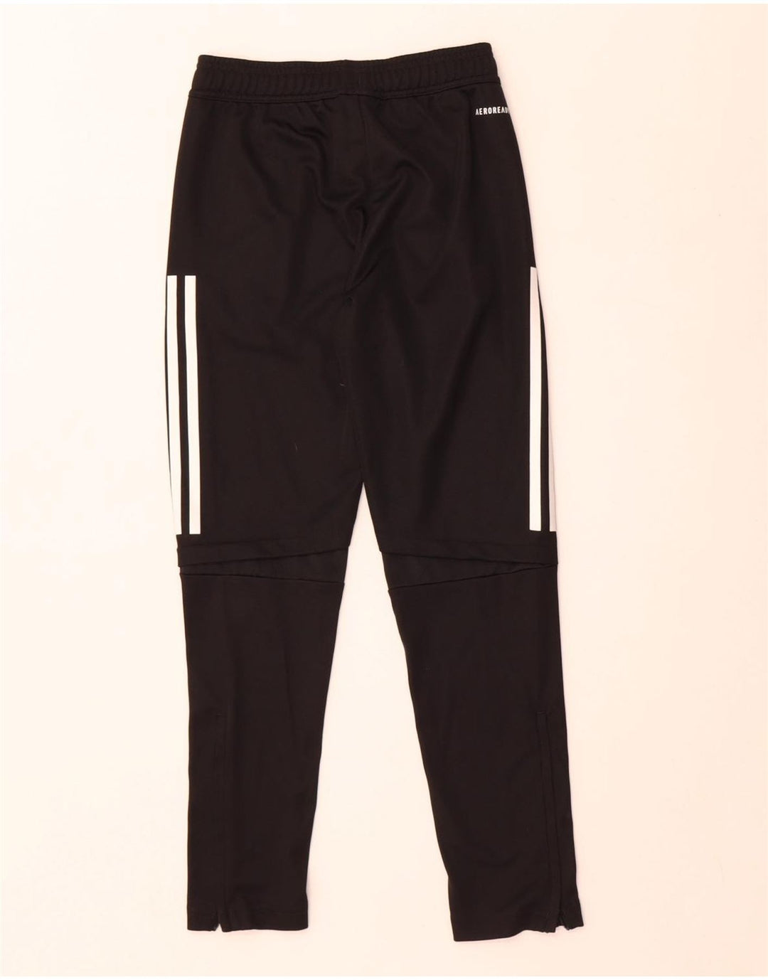 Adidas Jungen Aeroready Trainingshose 9–10 Jahre, schwarzes Polyester