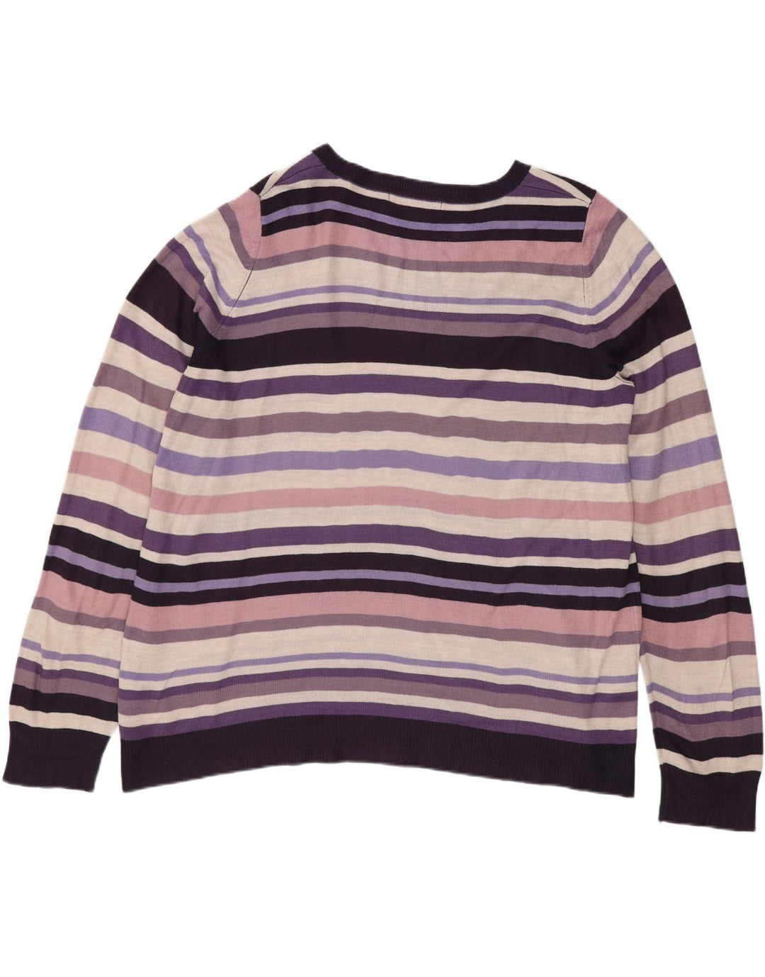 Marks & Spencer Damen-Pullover mit U-Boot-Ausschnitt, Gr. 42, Größe L, mehrfarbig