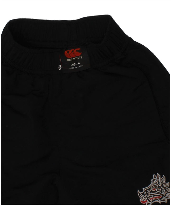 Canterbury Jungen-Sportshorts mit Grafik, 3–4 Jahre, Schwarz