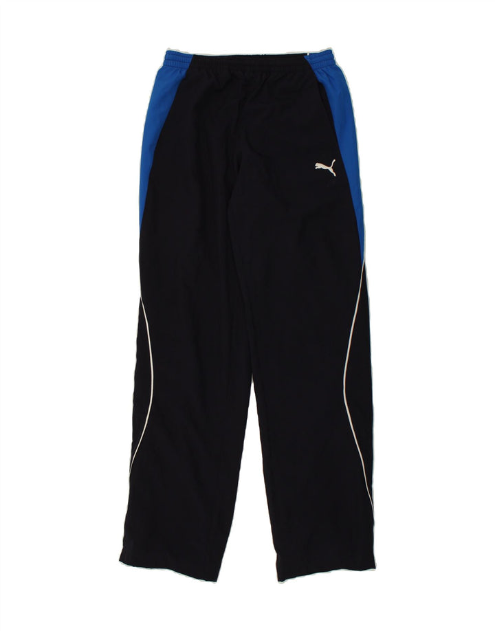 PUMA Herren-Trainingshose, klein, marineblau, Farbblock-Polyester
