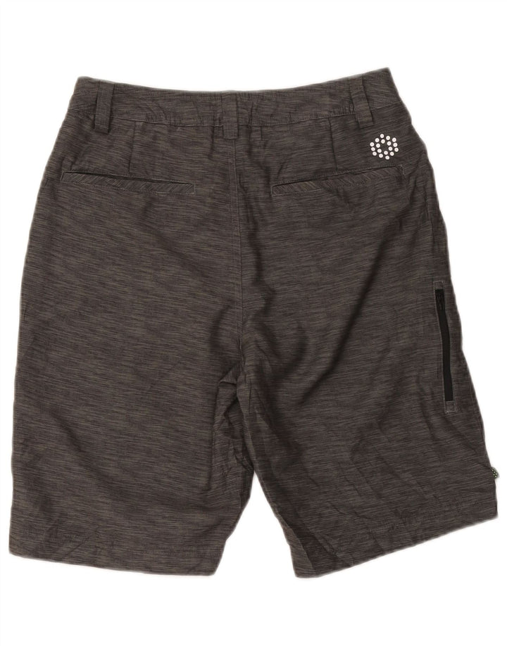 Puma Herren Cargo Shorts W28 Small Grau gefleckte Baumwolle