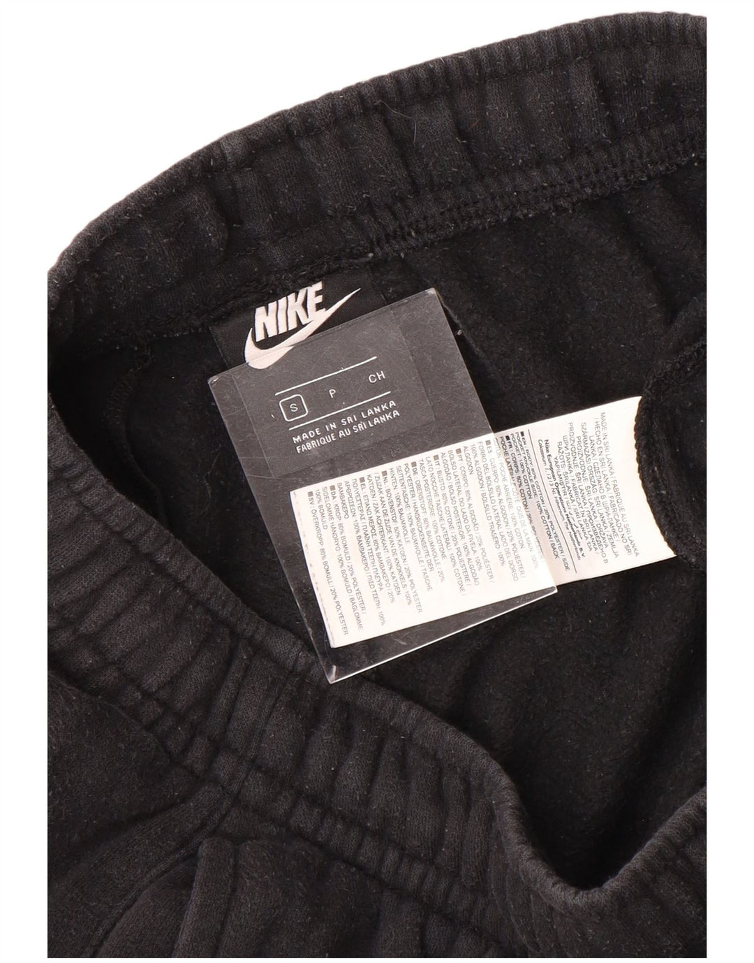 NIKE Herren-Trainingshose, Jogginghose, Größe S, Schwarz, Baumwolle