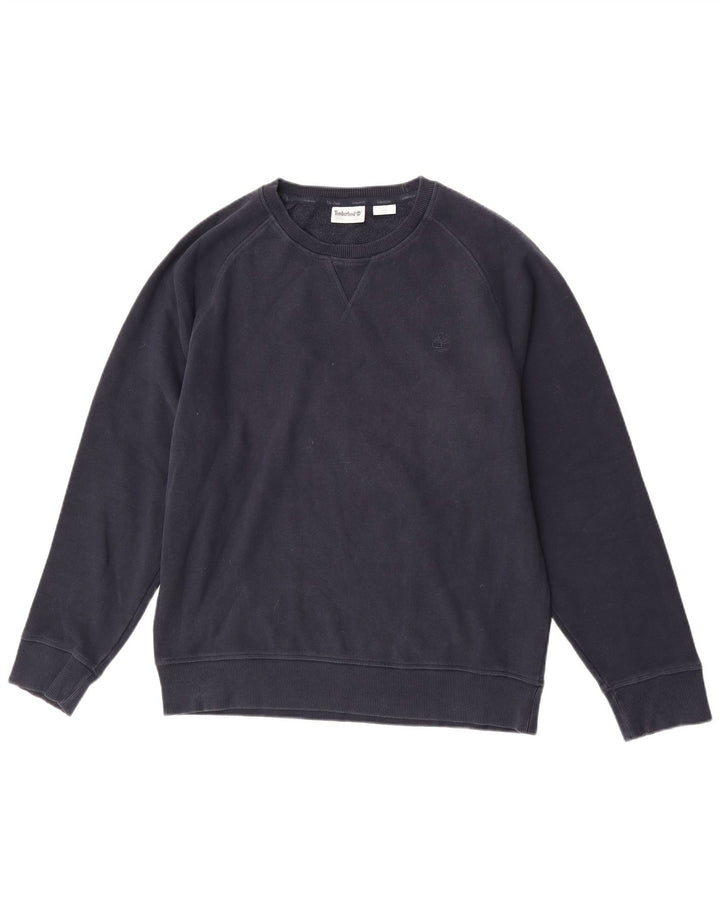 Timberland Herren-Sweatshirt-Pullover, große marineblaue Baumwolle