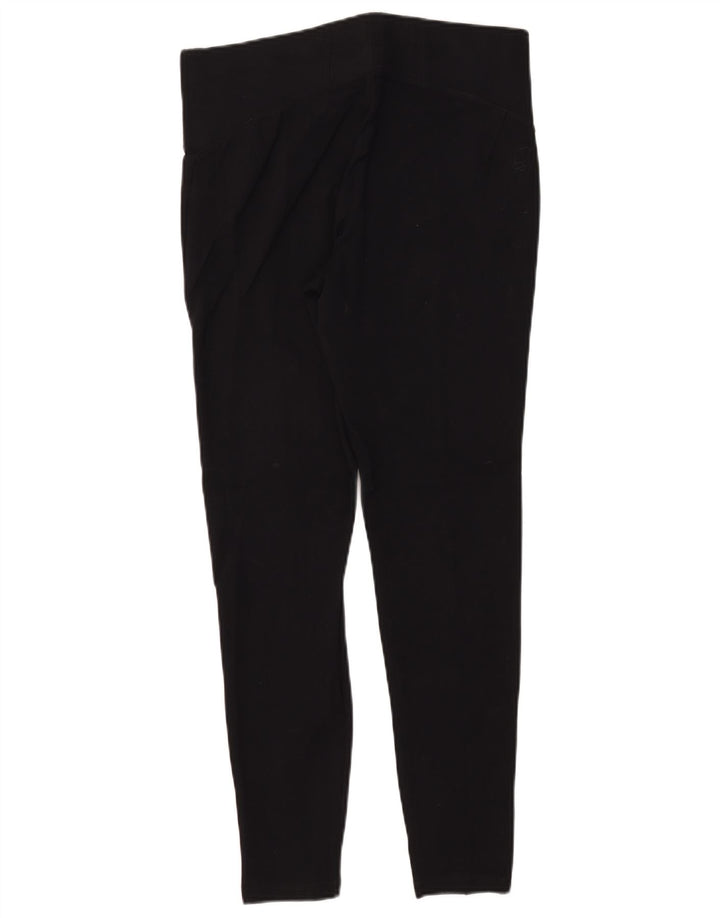 MARKS & SPENCER Damen Leggings UK 14 Große schwarze Viskose
