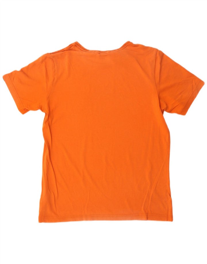 Adidas Jungen Grafik T-Shirt Top 15-16 Jahre Orange Baumwolle