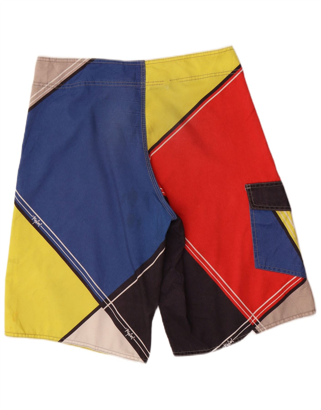 Rip Curl Herren-Badeshorts, mittelgroß, mehrfarbig, Colourblock-Polyester