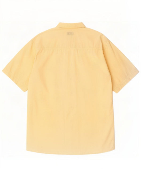 Carrera Mens Short Sleeve Shirt Size 43/44 XL Yellow
