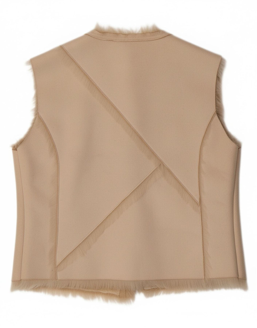 CARRAIG DONN Womens Sherpa Gilet UK 14 Medium Beige
