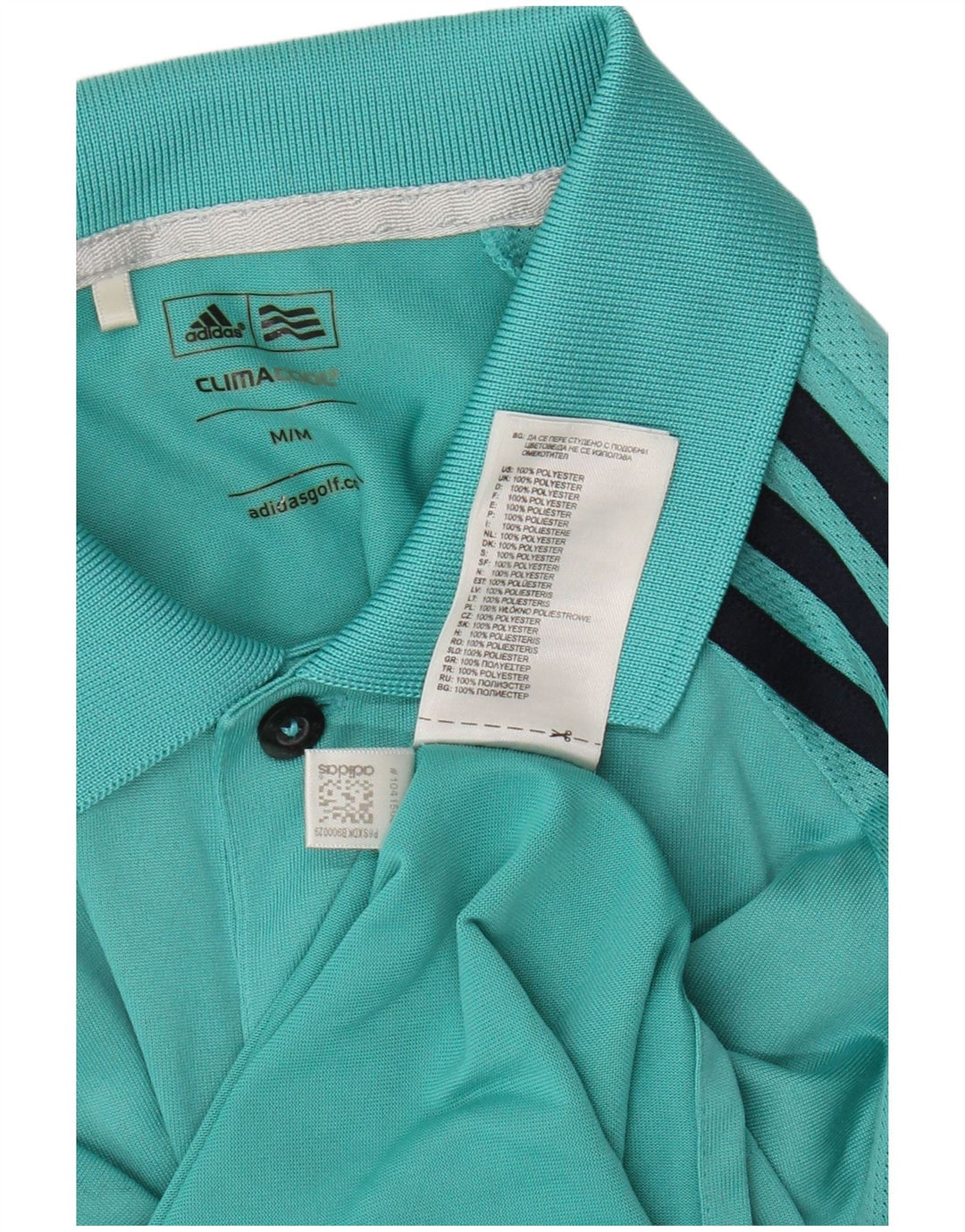 Adidas Herren Climacool Poloshirt Medium Türkis Polyester