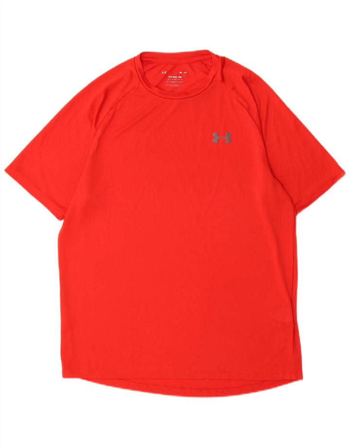 Under Armour Herren T-Shirt Top Mittelrotes Polyester