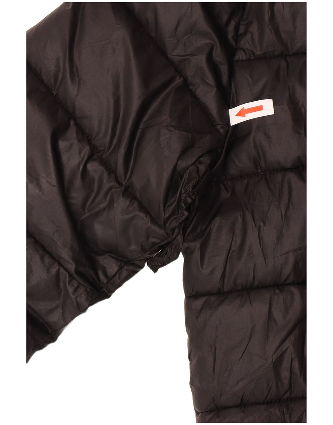 Champion Wattierte Jacke mit Kapuze für Jungen, 9–10 Jahre, Mittelschwarzes Polyester
