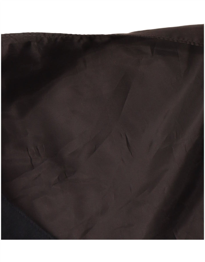 Vintage Herren Wildlederweste Medium Marineblau