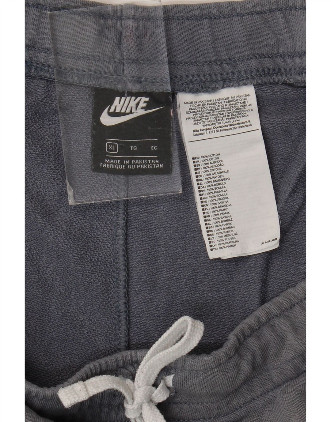 Nike Herren Graphic Sport Shorts XL Grau Baumwolle