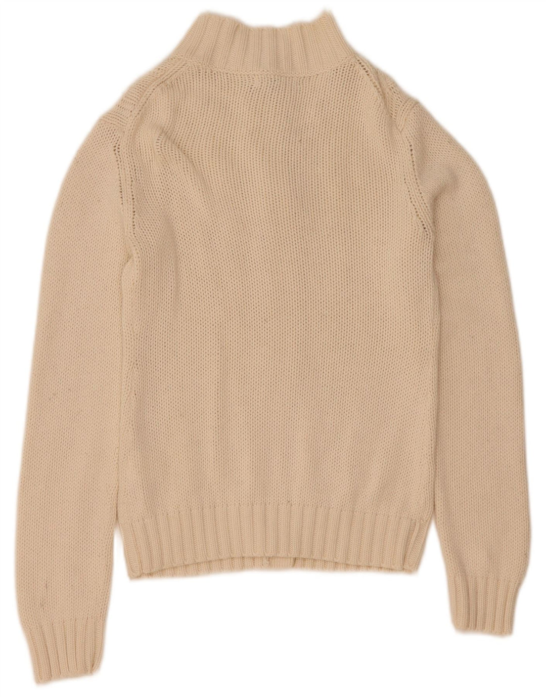 North Sails Damen-Cardigan-Pullover UK 12 Mittelweiße Baumwolle